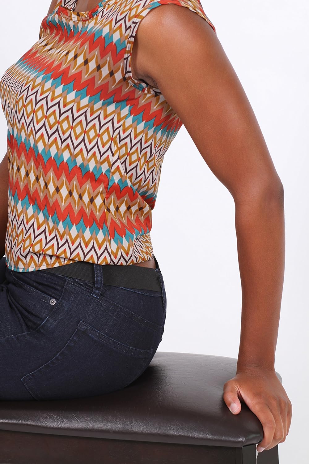 The InfinityBelt Women's Stretchable Elastic No-buckle Belt