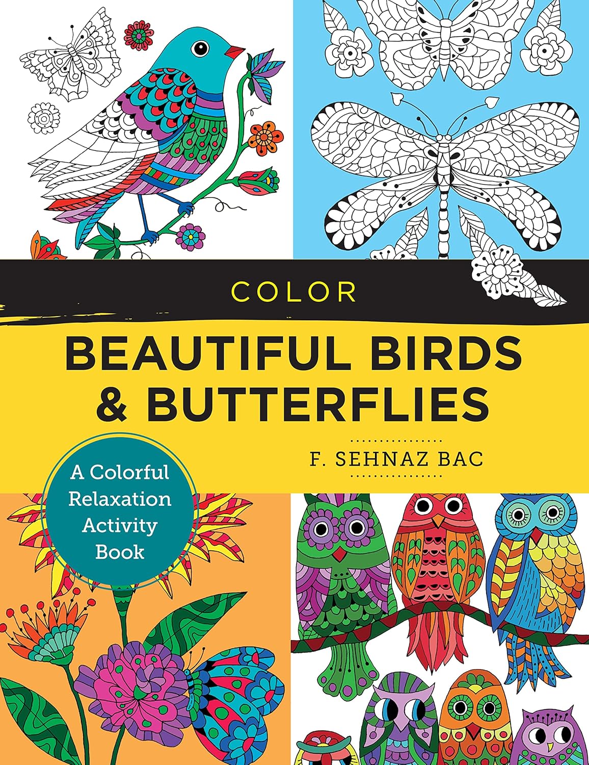 Amazon.com: Color Beautiful Birds and Butterflies: A Colorful Relaxation Activity Book (New Shoe ...
