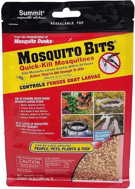 Summit 116-12 Quick Kill Mosquito Bits, 8-Ounce