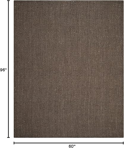 Vista 340 de SAFAVIEH Colección Natural Fiber NF447A - Tapete de pasillo, yute texturizado grueso tejido a mano de 0.75 pulgadas de grosor, ideal para zonas