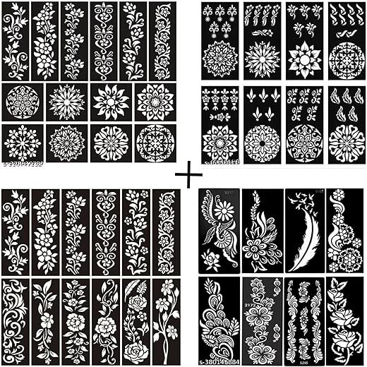 JMC Mehndi Stencil for Bridal & Kids