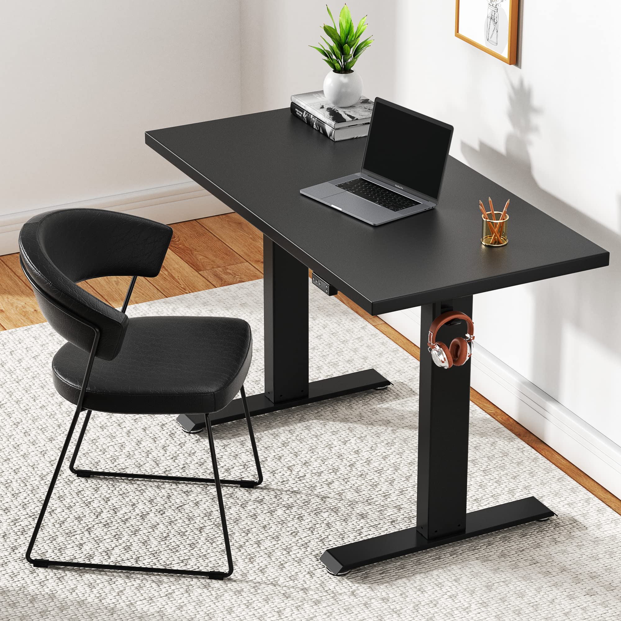 Buy TEMPSPACE 48 x 24 inches Electric Standing Desk, Up to 47.2" H