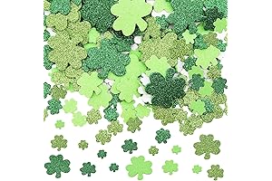 Delightful St. Patrick's Day Shamrock Face Stickers