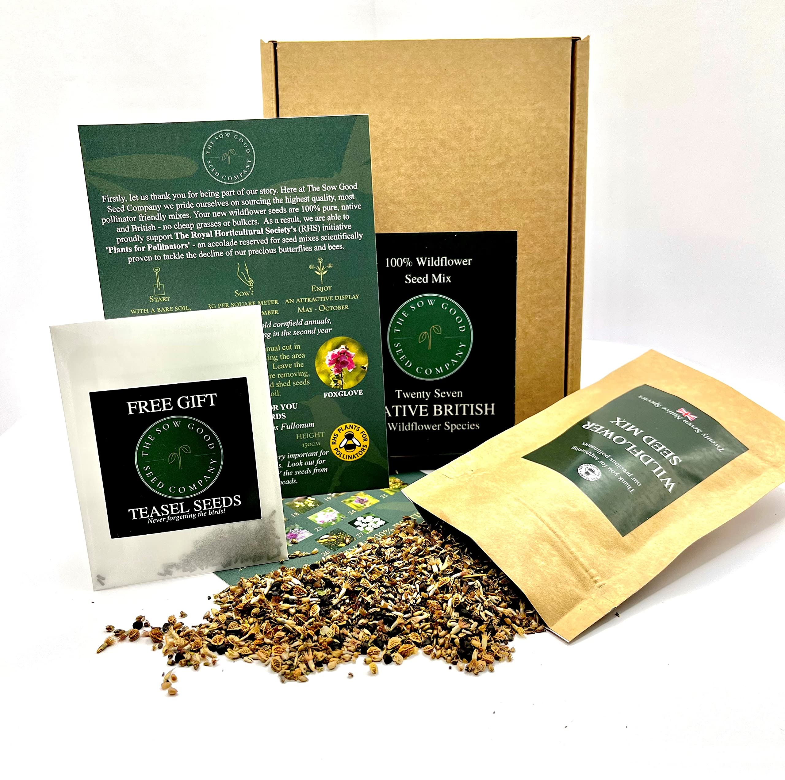 Buy British Wildflower Seed 27 Native Varieties 100 Flower Seed