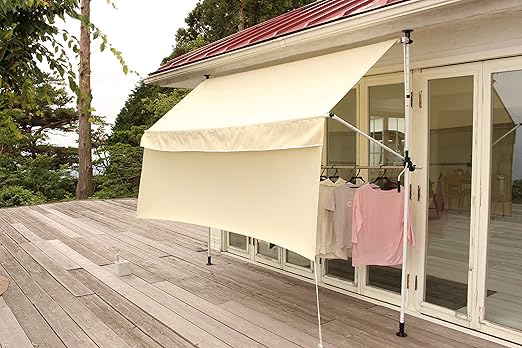 Amazon Semi Lc オーニング 3m つっぱり 日よけ シェード ベランダ 雨除け 日除け オーニングテント ベージュ オーニング シェード Amazon Semi Lc オーニング 3m つっぱり 日よけ シェード ベランダ 雨除け 日除け オーニングテント ベージュ オーニング シェード