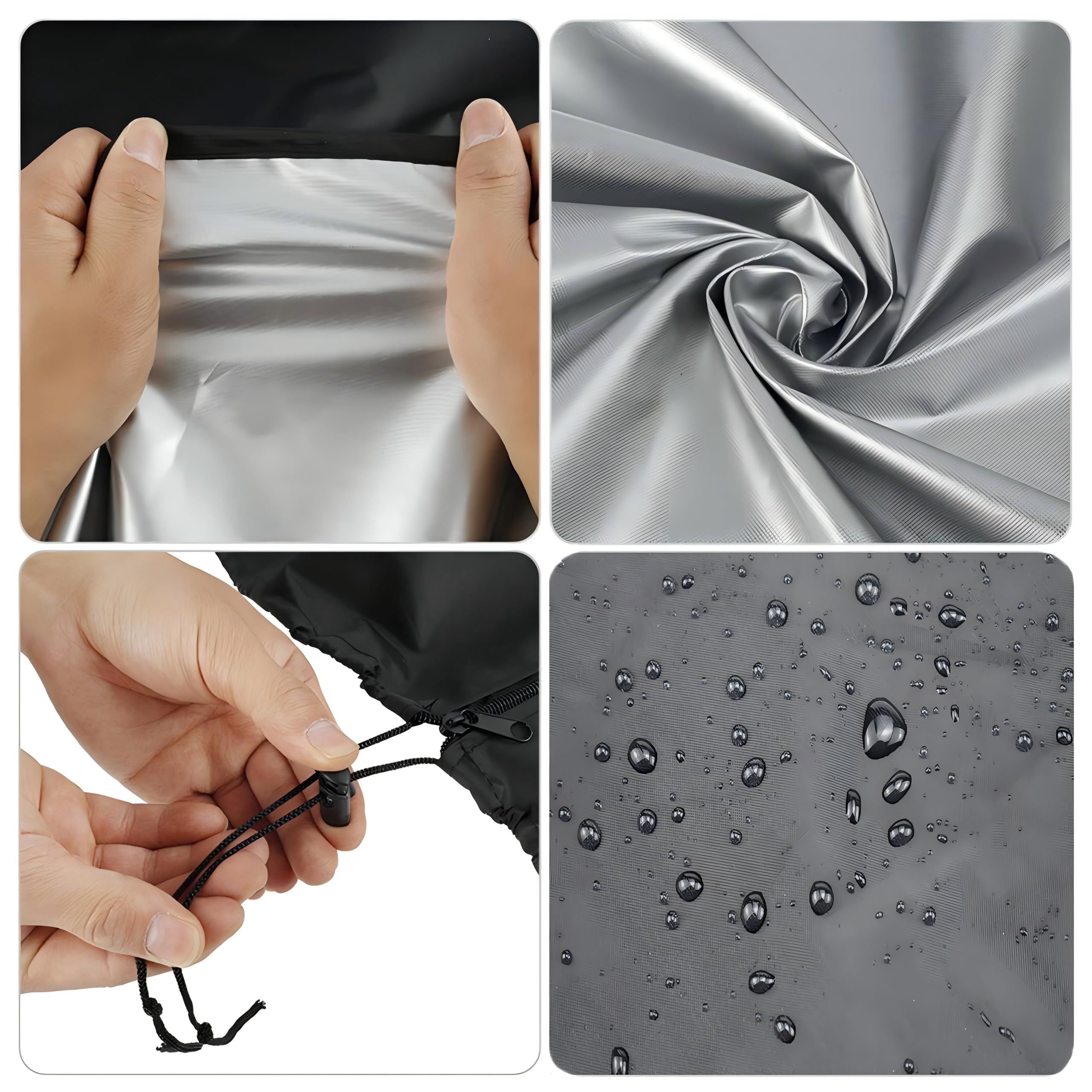 Azatemgo Housse Enders Polo 2.0 chauffage de terrasse, en tissu Oxford, imperméable, coupe-vent, résistante aux UV et à la poussière (50 x 50 x 120 cm)