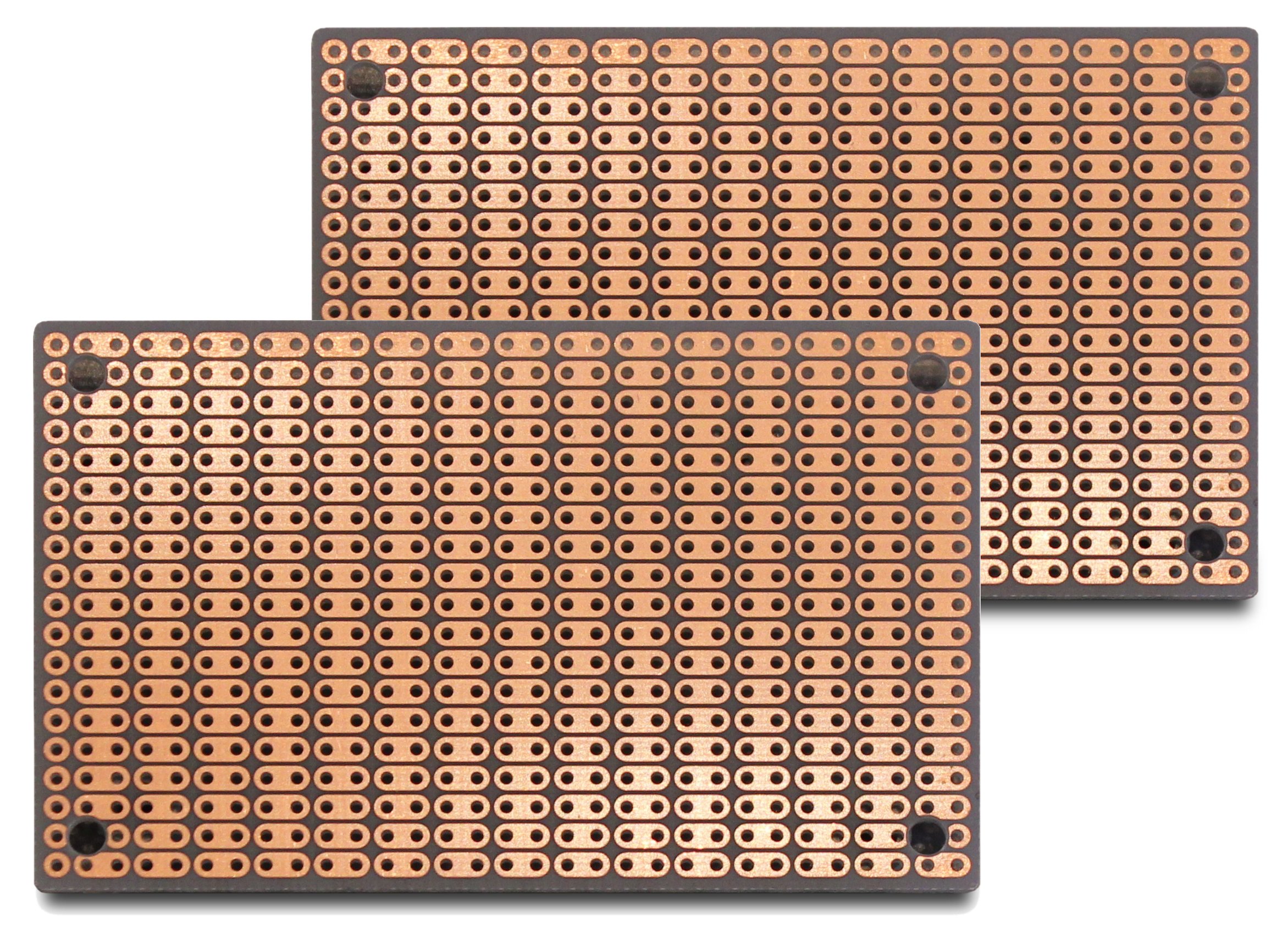 BusBoard Prototype SystemsPR2H1 (Two-Pack) ProtoBoard-2H-1, 2-Hole Strips, 1 Sided PCB, Size 1 = 50 x 80mm (1.97 x 3.15in)