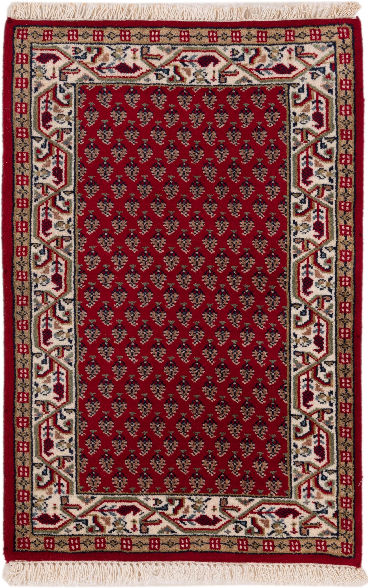 Tapis d'Orient Indo Sarough 59x89 tapis laine Inde authentique