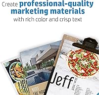 Vista 3 de Papel de folletos HP, brillante, 8.5 x 11 pulgadas, 150 hojas