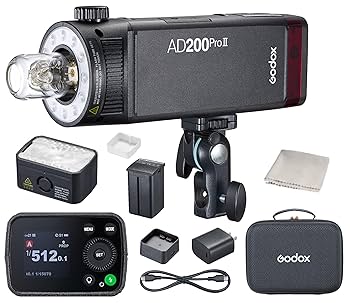 Amazon.com : GODOX AD200 Pro II AD200Pro II 200Ws 2.4G Flash