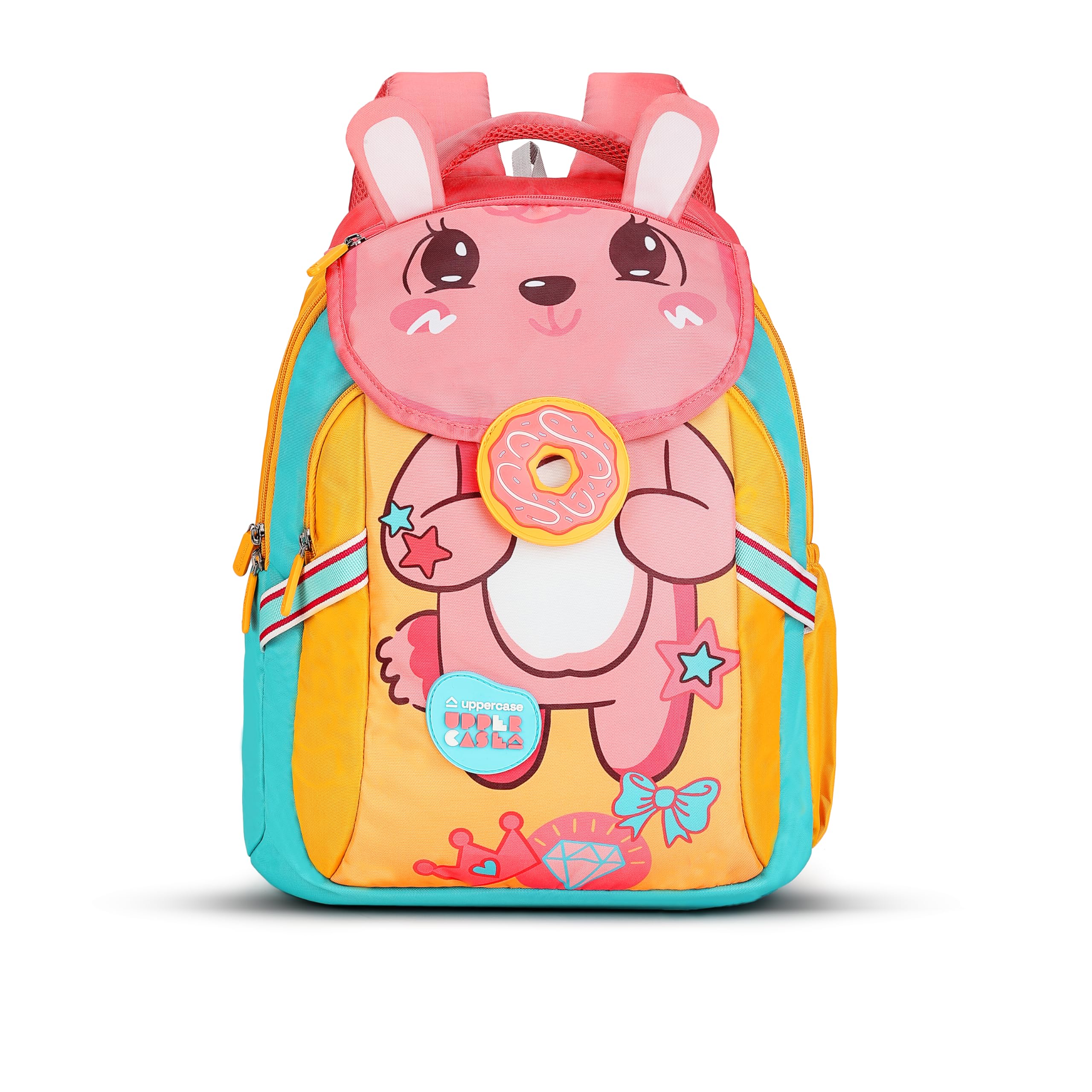 uppercase Sprout 2503 Sustainable School Backpack | 2025 Collection | Well-Padded, Double Compartment, Organizers, Side Bottle Pocket| For Boys & Girls | 500 Days Warranty | Pink-picture-26