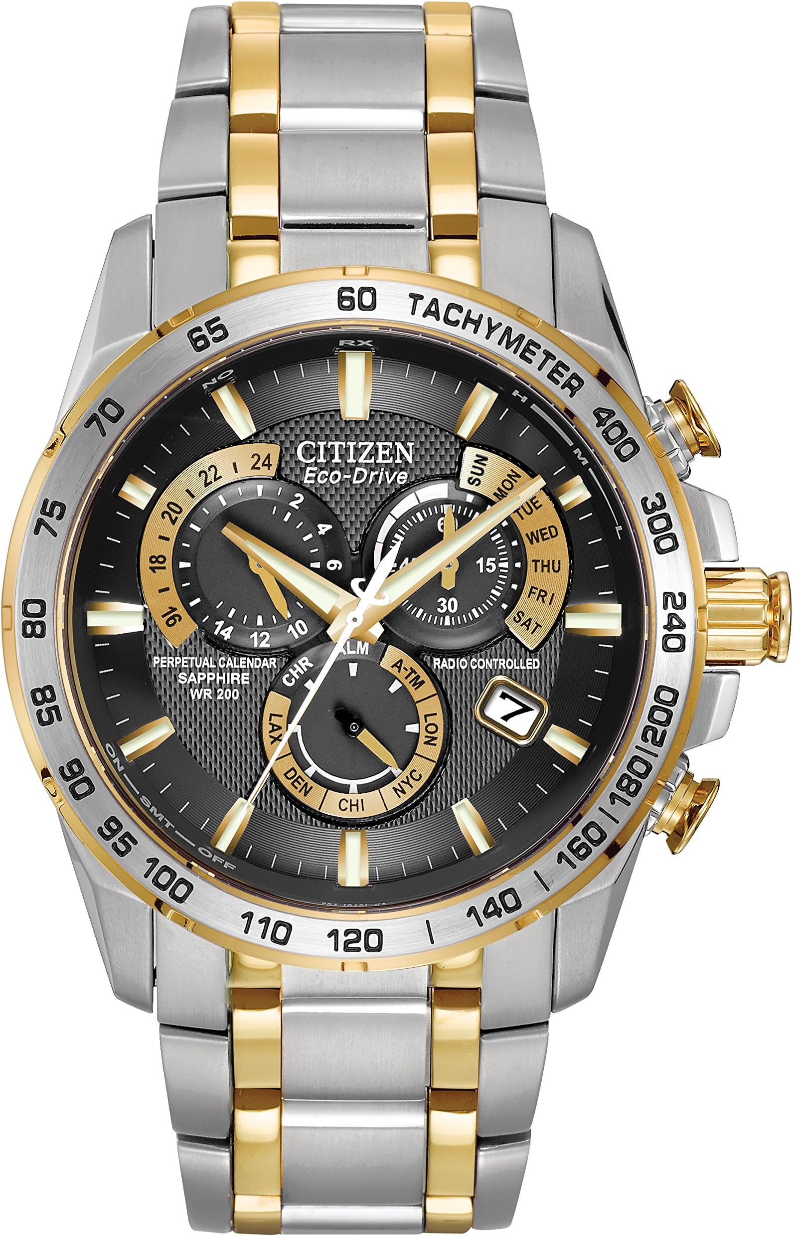 Eco-Drive Men's Perpetual Chrono A.TAT4004-52E