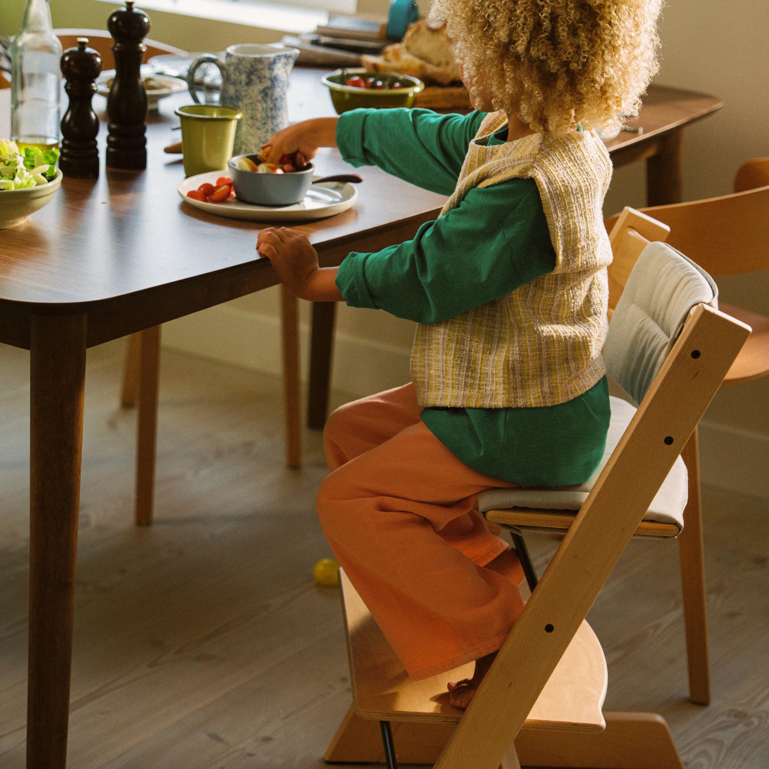Stokke Tripp Trapp Sitzkissen mit rutschfester Unterseite, Beige