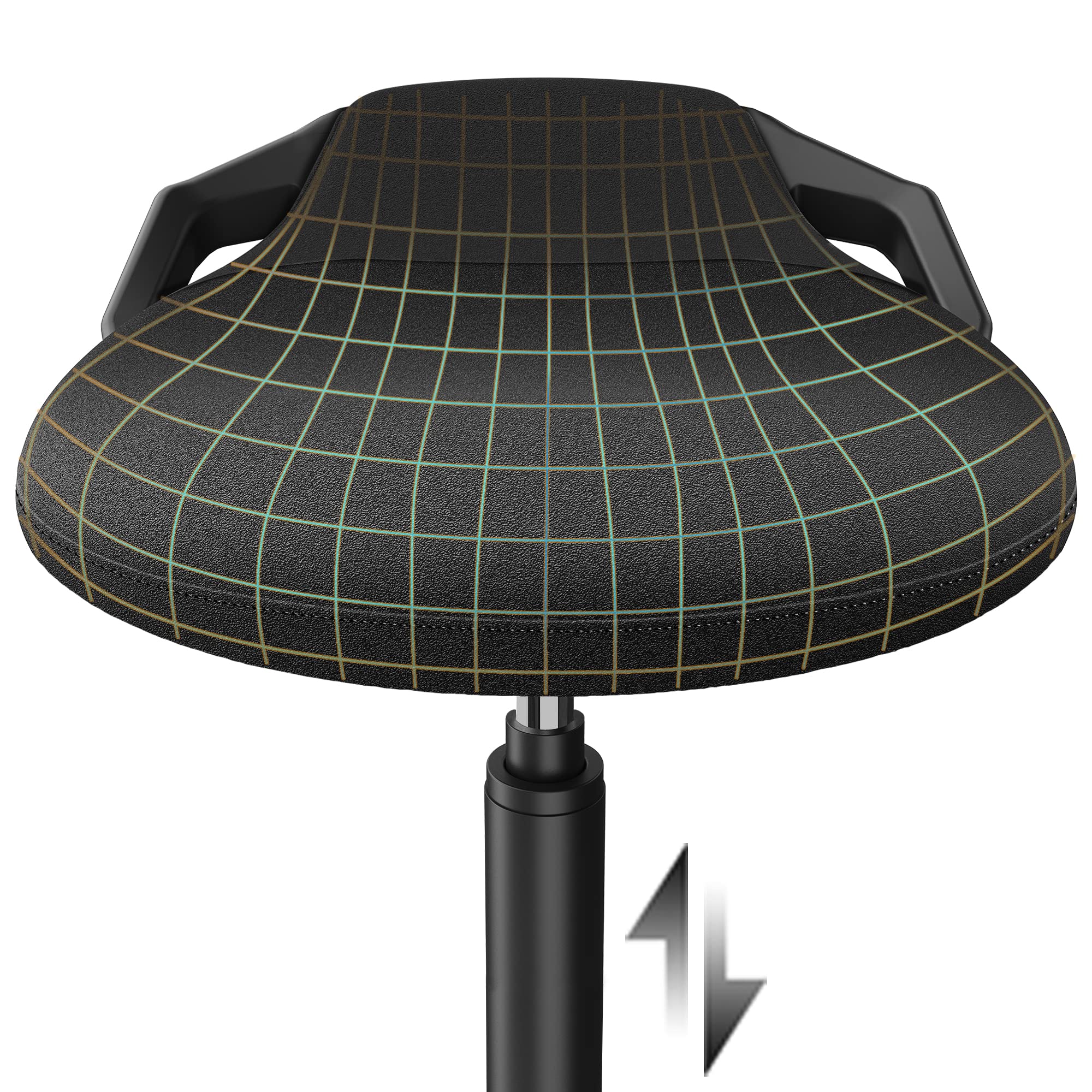 Ergonomischer Stehhocker höhenverstellbar 60–85 cm, Aktivhocker