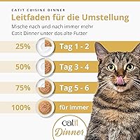 Vista 5 de Catit Cena de pollo con carne de res y calabaza - Alimento húmedo hidratante y saludable para gatos de todas las edades
