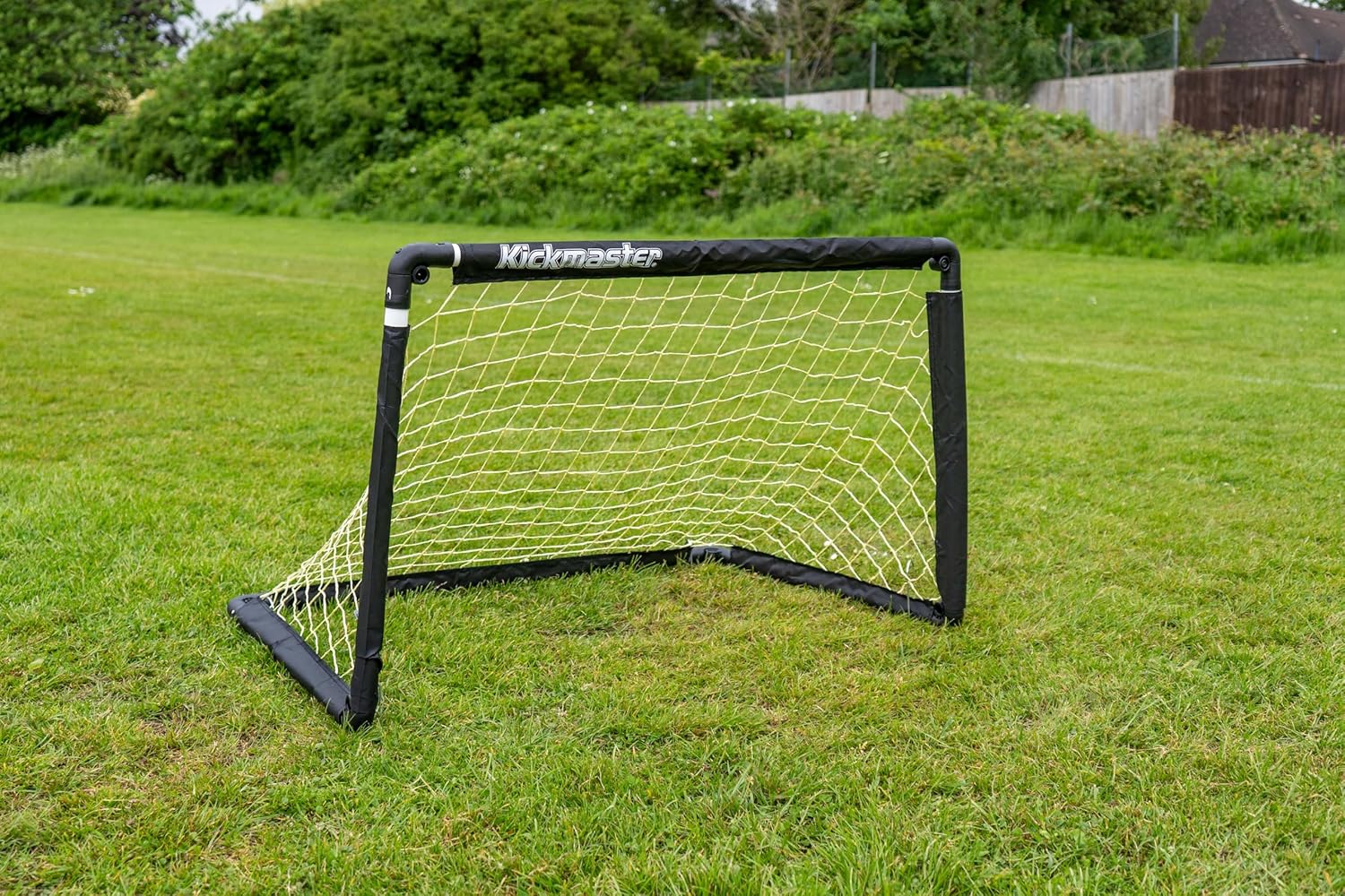 Kickmaster One-on-One Folding Goal Set - Black