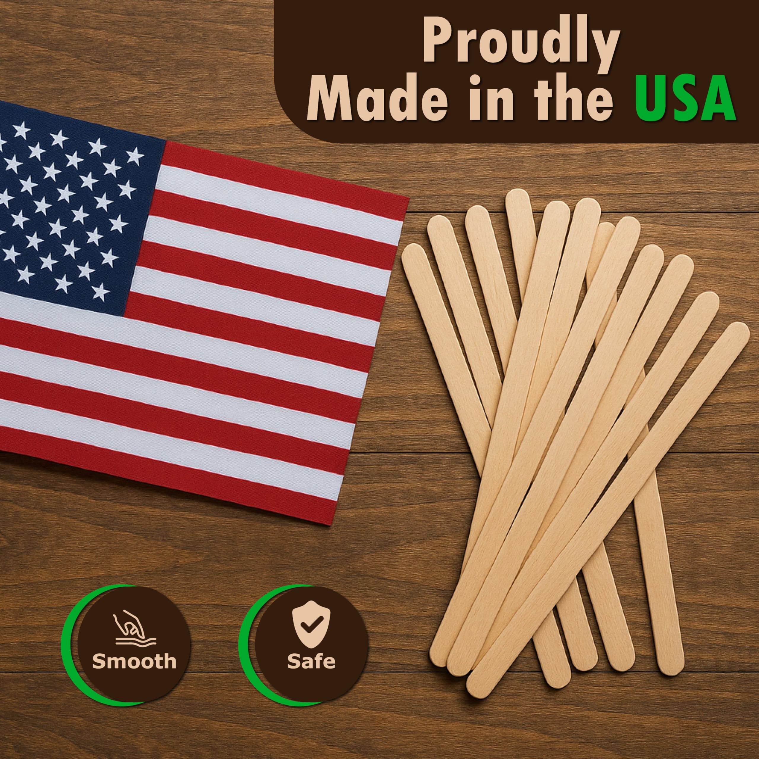Wooden Coffee Stirrers - 500 Count -4