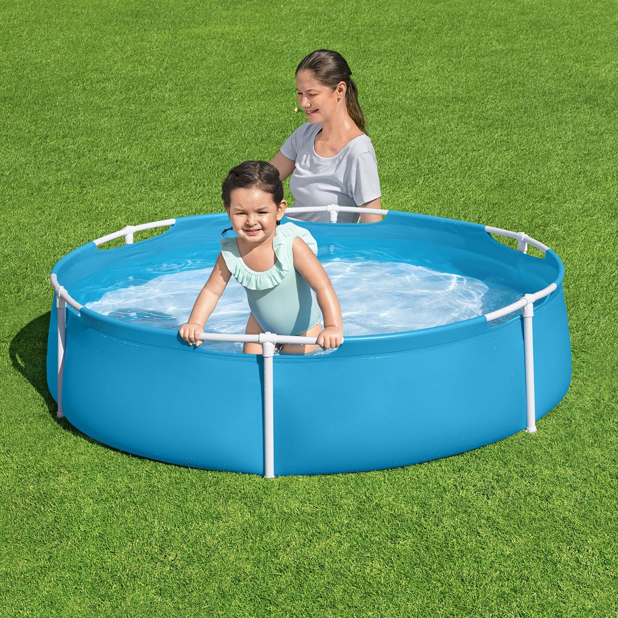 Bestway My First Frame Pool Ø 152 x 38 cm blau rund