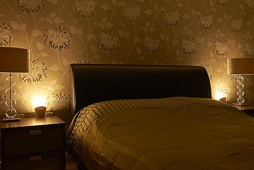 Miniatura 4 de AURAGLOW Plugin GU10 Foco Uplighter de pared aplique de luz de lavado enchufe enchufe enchufe lámpara Uplight - No incluye bombilla LED