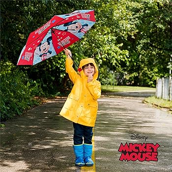 Ombrello Pieghevole Per Bambini Spiderman | Impermeabile E Antivento | 55 Cm Aperto, 23 Cm Chiuso