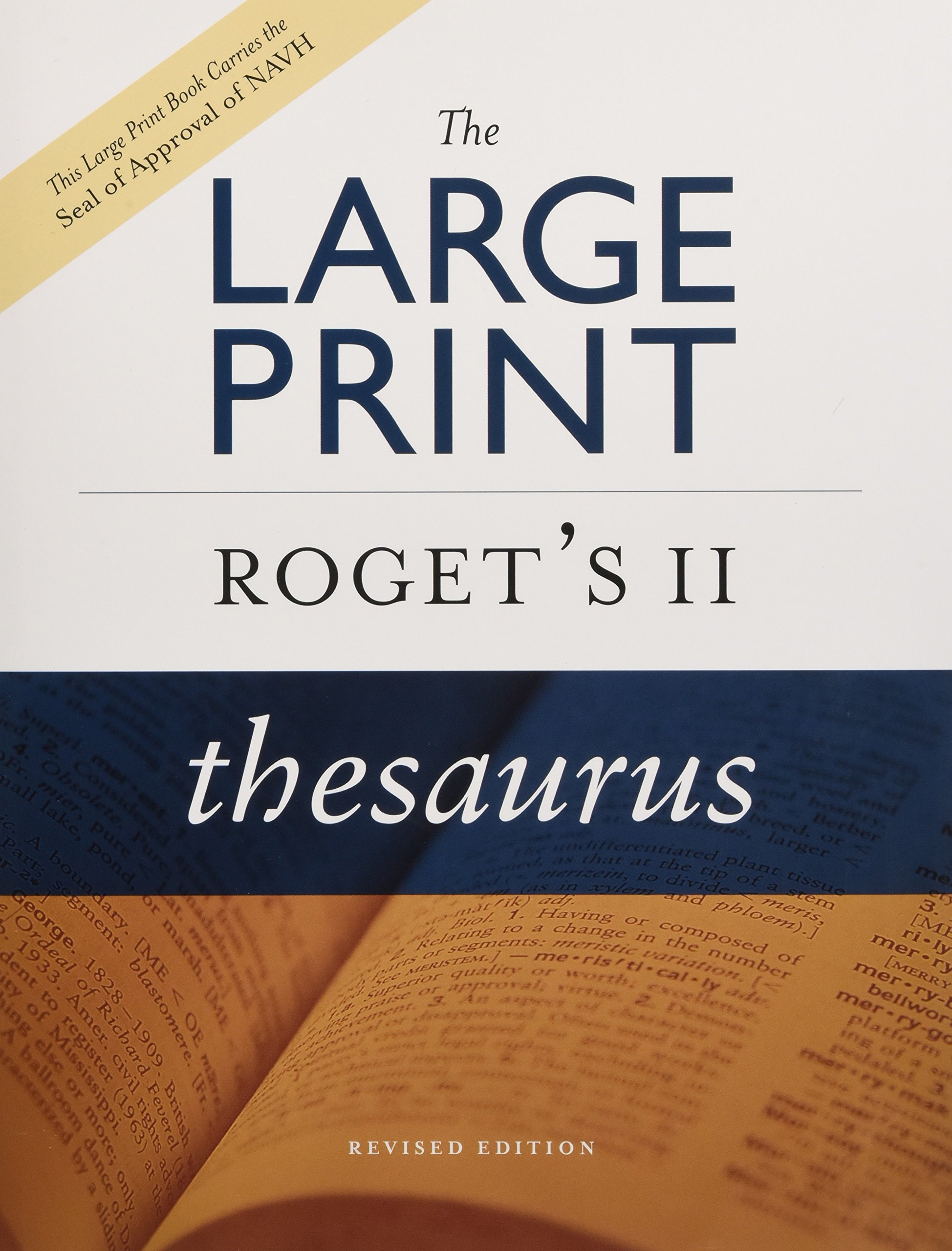 The Large Print Roget's II Thesaurus, Revised Edition
