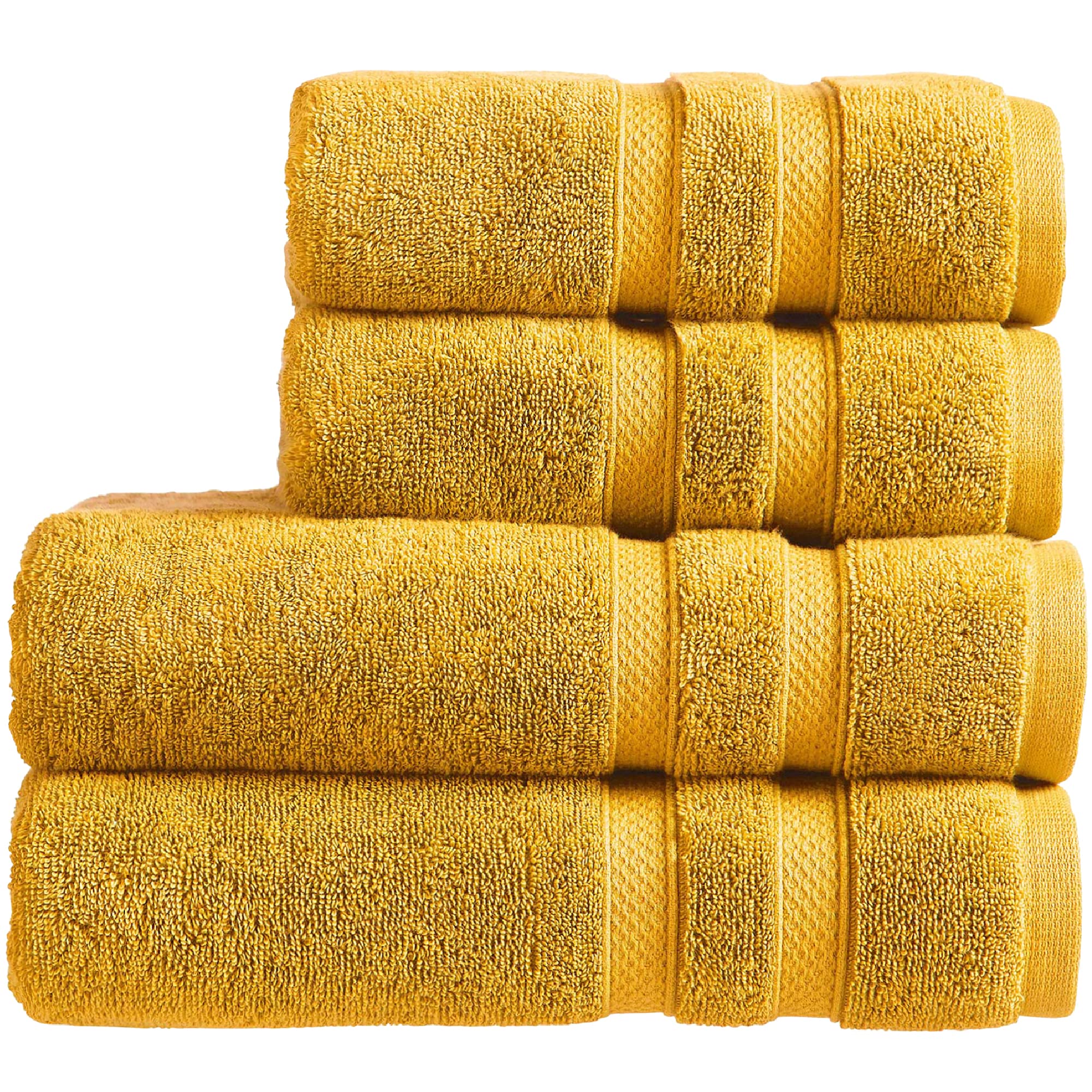 Christy Chroma Bath Towels | Set of 2 | Highly Absorbent Heavyweight 675GSM | Bold and Bright | Soft Velvety Smooth Bathroom Shower Towels | 100% Cotton | Sustainably Made | White — view 71