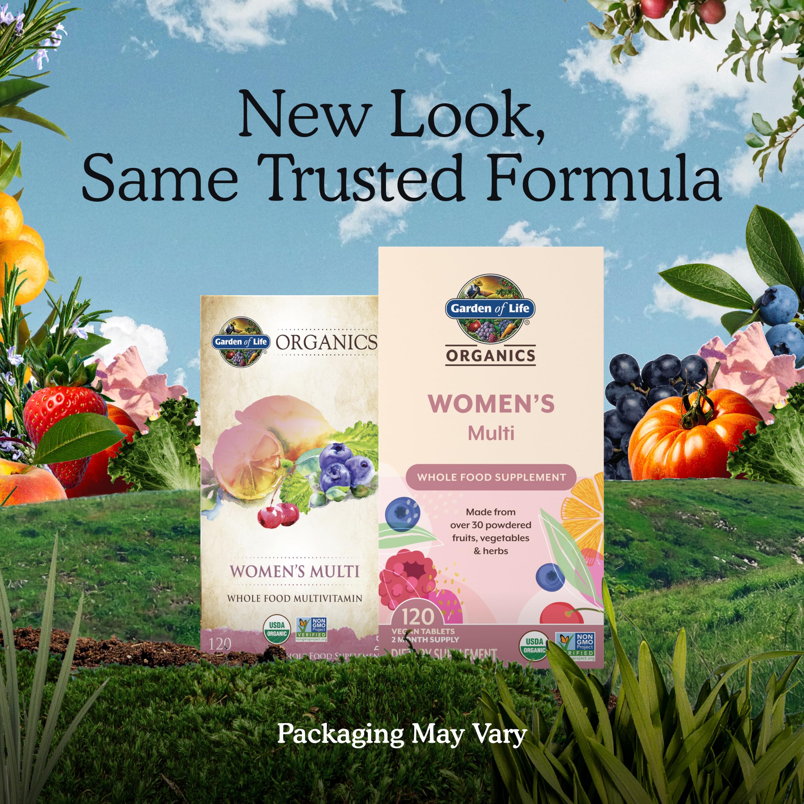 Garden of Life Organics Women's Multivitamin, USDA Organic, 120 Tablets — Amazon image 2