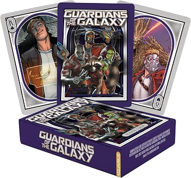 AQUARIUS Guardians of the Galaxy Nouveau Playing Cards Guardians Comic Themed Deck of Cards for Your Favorite Card Games - Officially Licensed Guardians of the Galaxy Merchandise & Collectibles