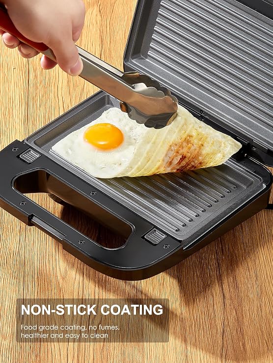Reemix 3-in-1 Waffle, Grill & Sandwich Maker, Panini Press Grill Set