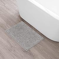 Vista 73 de Resort Collection - Tapete de baño de chenilla, 21 x 34 pulgadas, lino