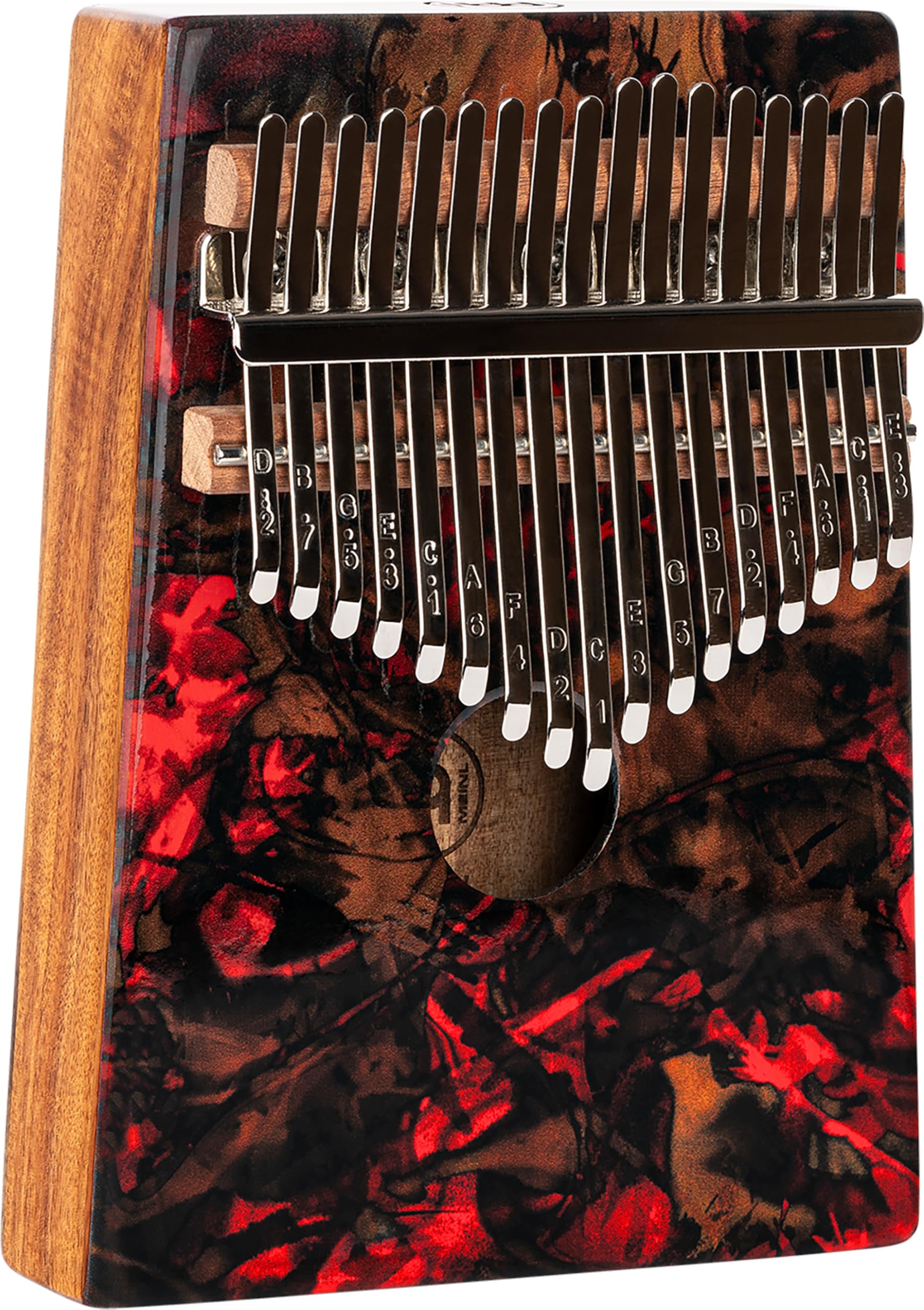 Meinl KA17LV Designer Sound Hole Kalimba Lava - Kalimba