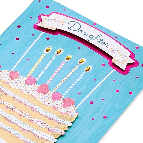 Miniatura 5 de American Greetings Tarjeta de cumpleaños para hija (Loved More Than Words Can Say)