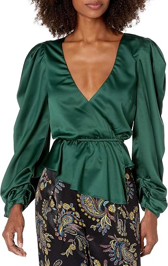 Amazon.com: House of Harlow 1960 Luka Blusa para mujer, Luka Blusa, L :  Ropa, Zapatos y Joyería