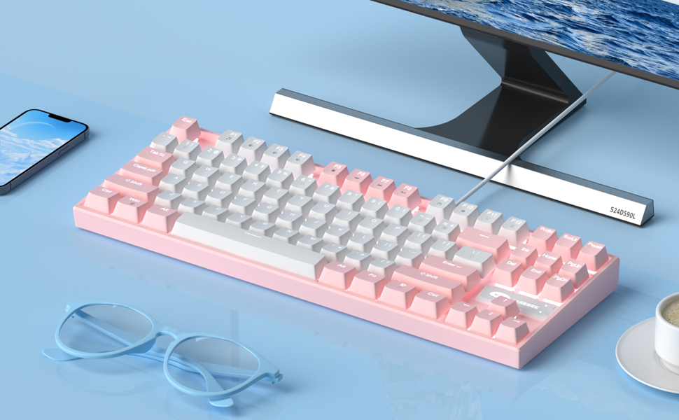 Amazon | MageGee MK-Star 有線メカニカルキーボード ゲーミング