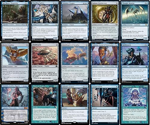 Miniatura 3 de Elite Commander Urza Artifacts Deck  Mono Blue  Urza, Lord High Artificer  EDH cEDH  100 cartas  Magic The Gathering Deck  Muy fuerte