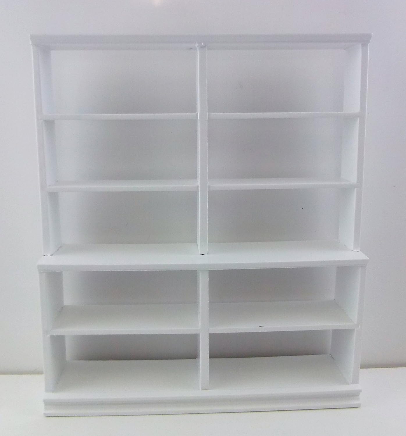 &Eacute;tag&egrave;re Miniature Bois Blanc Pour Maison de Poup&eacute;e