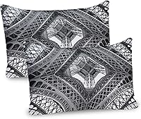 Vista 45 de Bolos decoraciones de fiesta funda de almohada por Ambesonne, bola roja con difusión Skittles vibrantes abstracta vibrante Arte, decorativo impreso