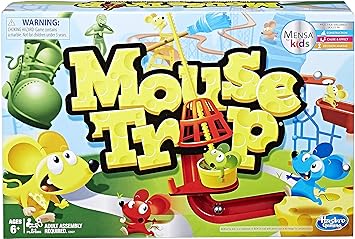 Hasbro Gaming Mouse Trap Board Game For Kids Ages 6 And Up, Classic Kids Game