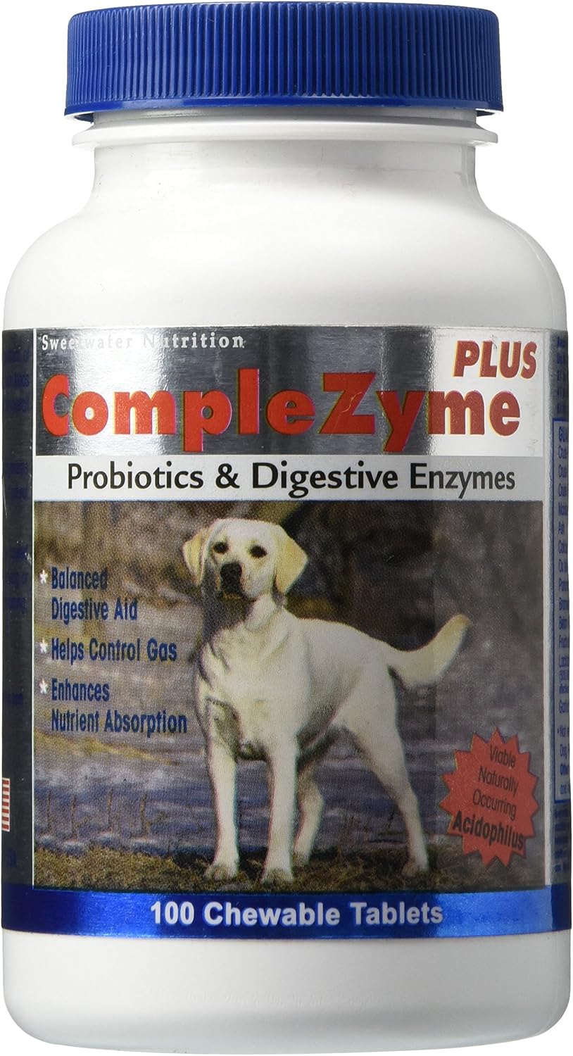 Comple-Zyme Digestive Aid Formula for Dogs - 100 Chewable Tablets