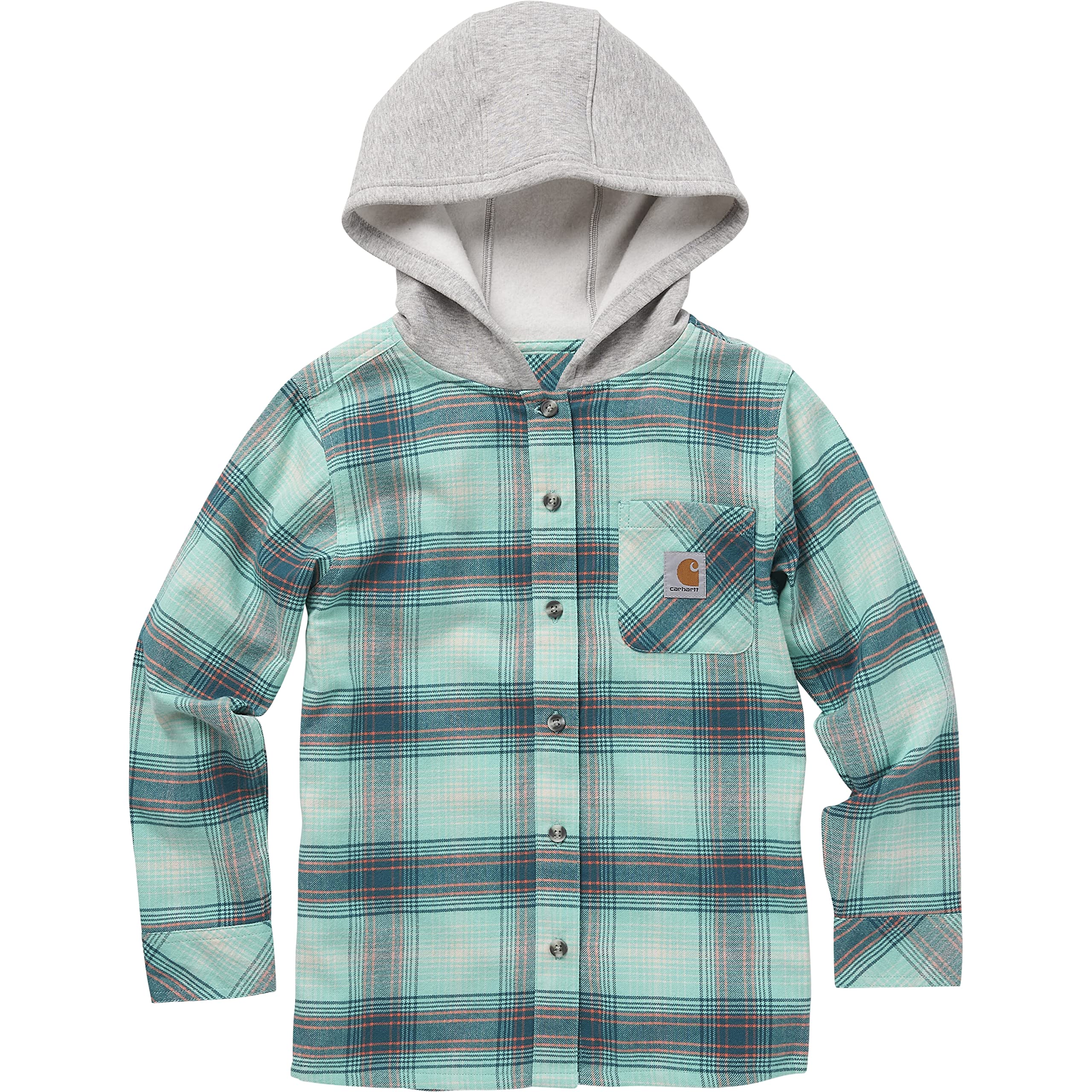 Carhartt Girls' Long-Sleeve Pocket Flannel Shirt