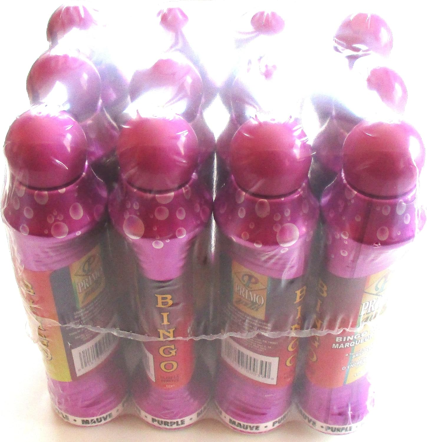 Bingo Primo Gold Markers Dabbers Purple Colour Lot of 12, Bingo Daubers