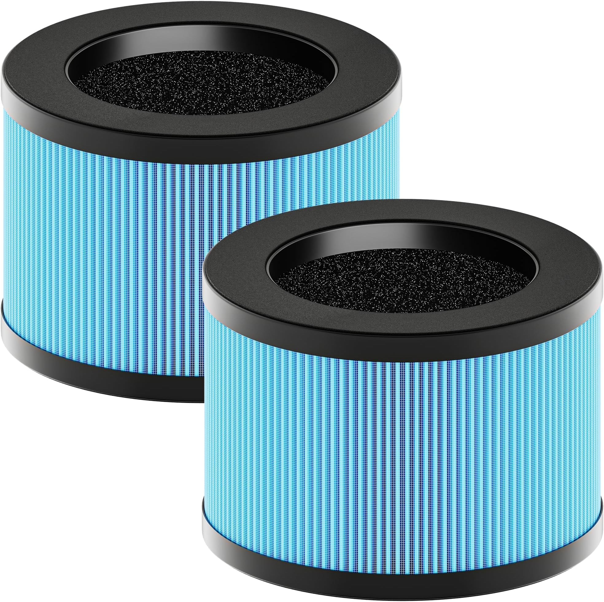 MK01 MK06 Air Filter Replacement Compatible with AROEVE MK01 MK06, ToLife TZ-K1, Kloudi DH-JH01 Air Purifier, 4-in-1 H13 True HEPA Filter - Standard Version(2 Pack)
