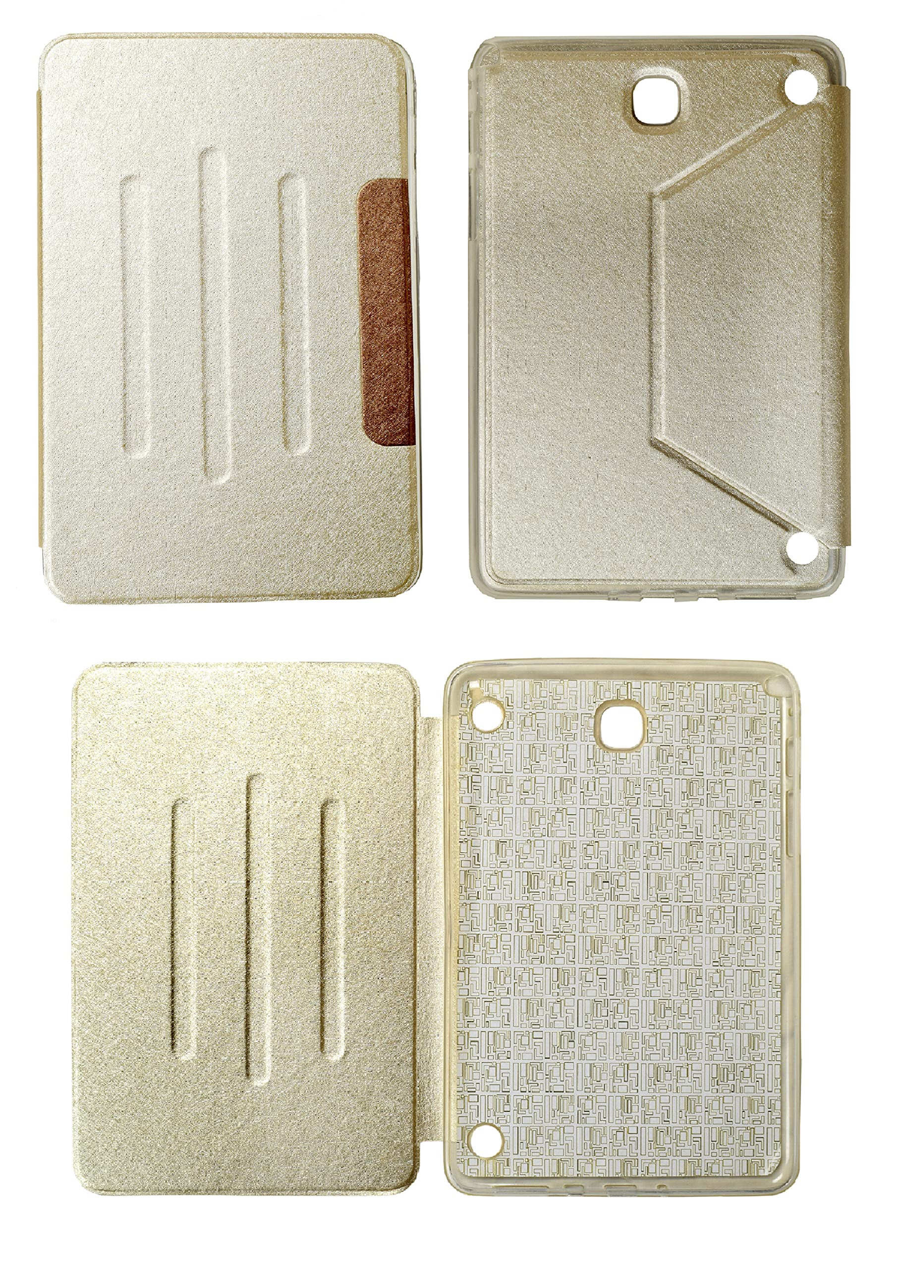 KANICT Tablet Flip Case Cover for Samsung Galaxy Tab A T355Y (2015 Old Model) (Golden) (B06WLJLRJX) Amazon Price History, Amazon Price Tracker