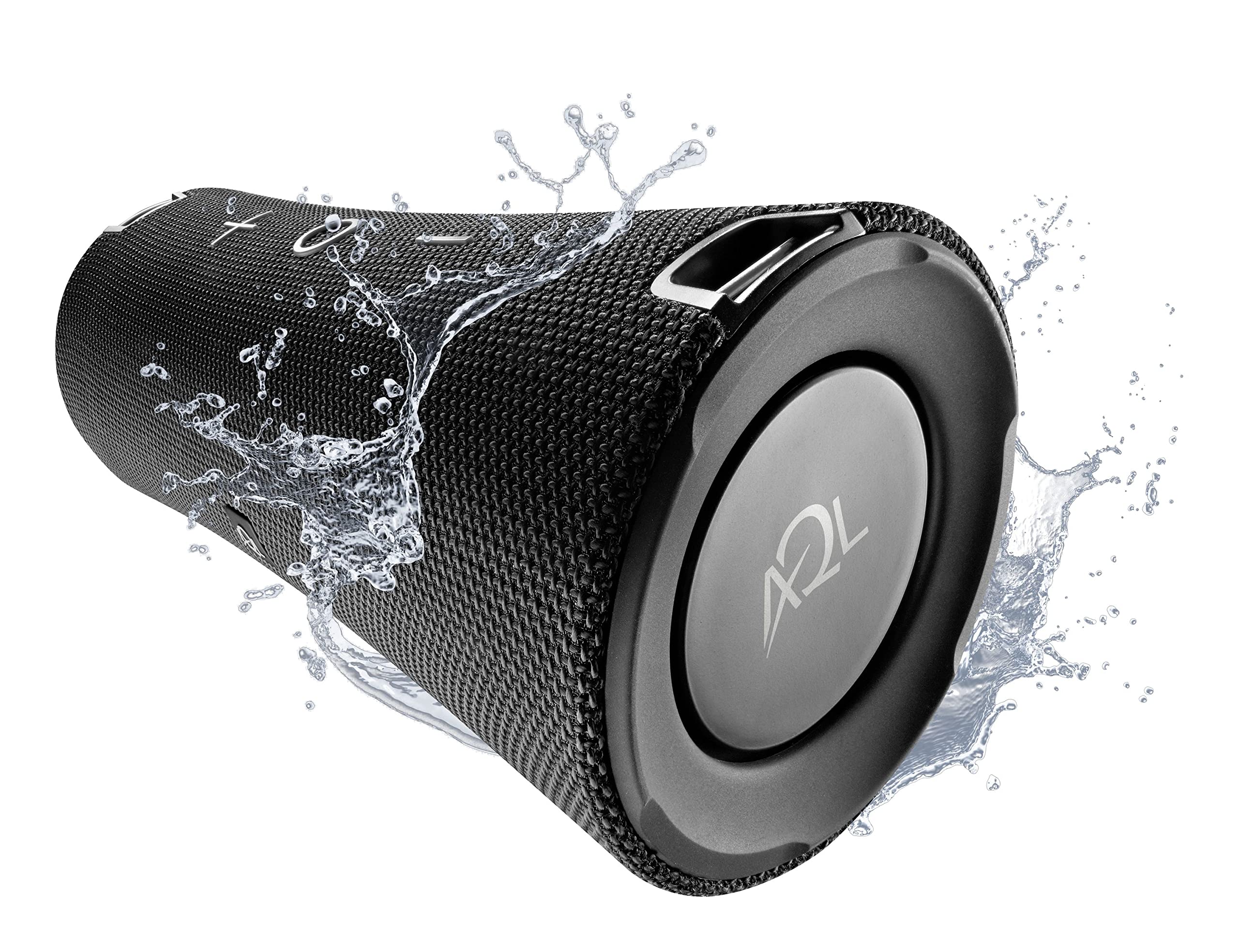 AQL Typhoon | Cassa Autoparlante Portatile Bluetooth v4.2 – Potenza 30Watt – Impermeabile IPX7 – Autonomia Playtime 8 Ore – Portata 10mt. - Nero