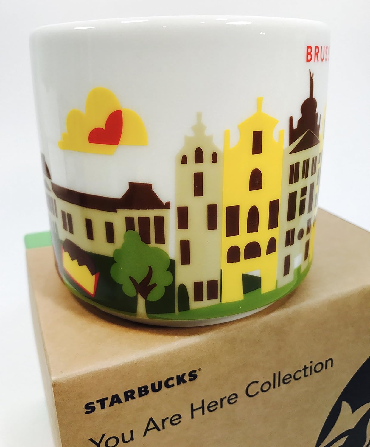 Starbucks Brussels Belgium Mug Cup You Are Here Series 14oz