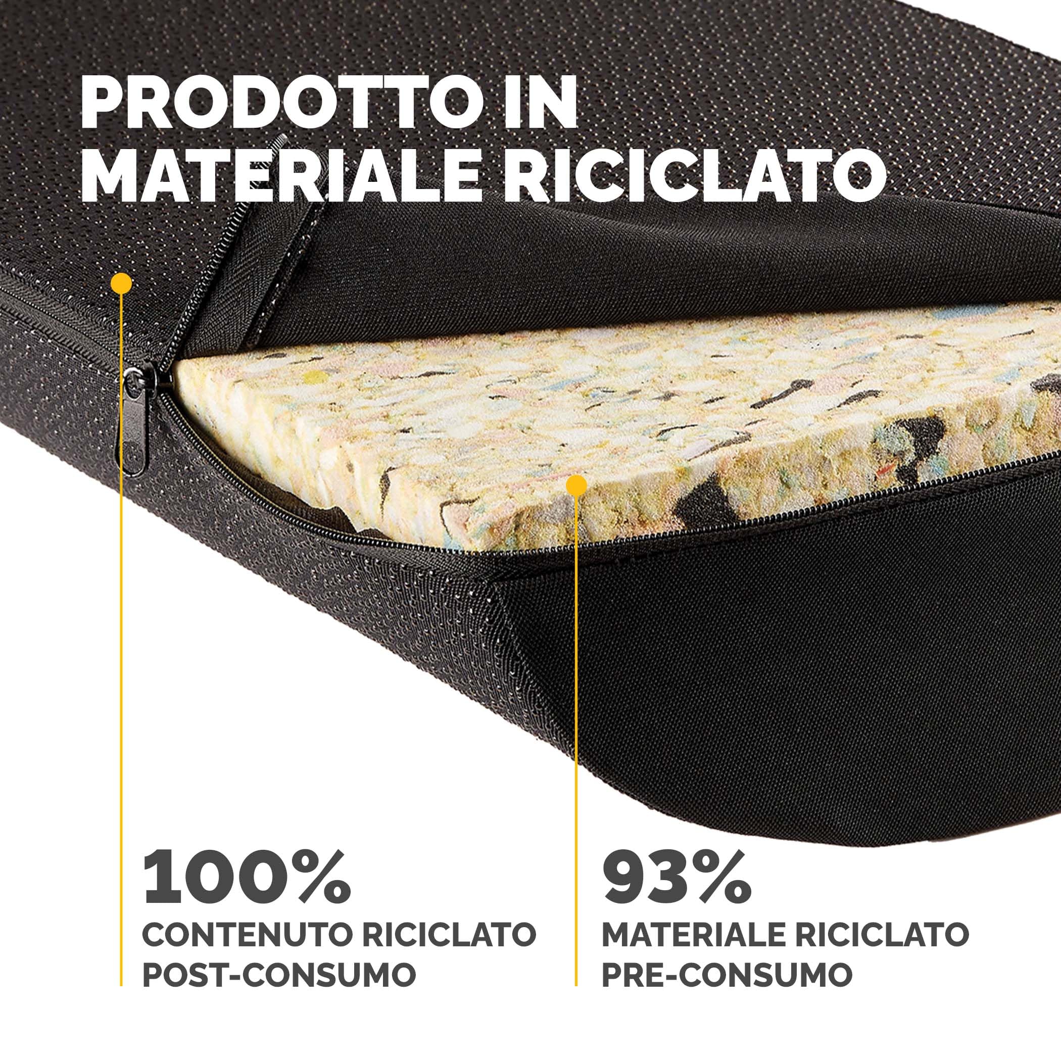 Fellowes Cuscino Poggiapiedi Breyta - Supporto ergonomico, movimento a dondolo, base antiscivolo, da materiale riciclato, maniglia per il trasporto, garanzia di 5 anni, ideale per l'ufficio e la casa