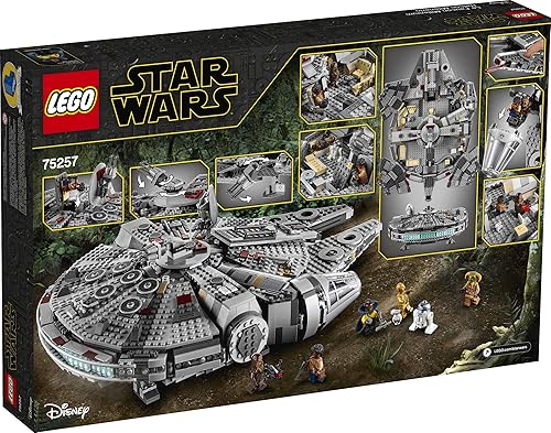 Miniatura 6 de LEGO Star Wars Millennium Falcon 75257 - Juego de juguetes de construcción para niños niños y niñas a partir de 9 años 1353 piezas
