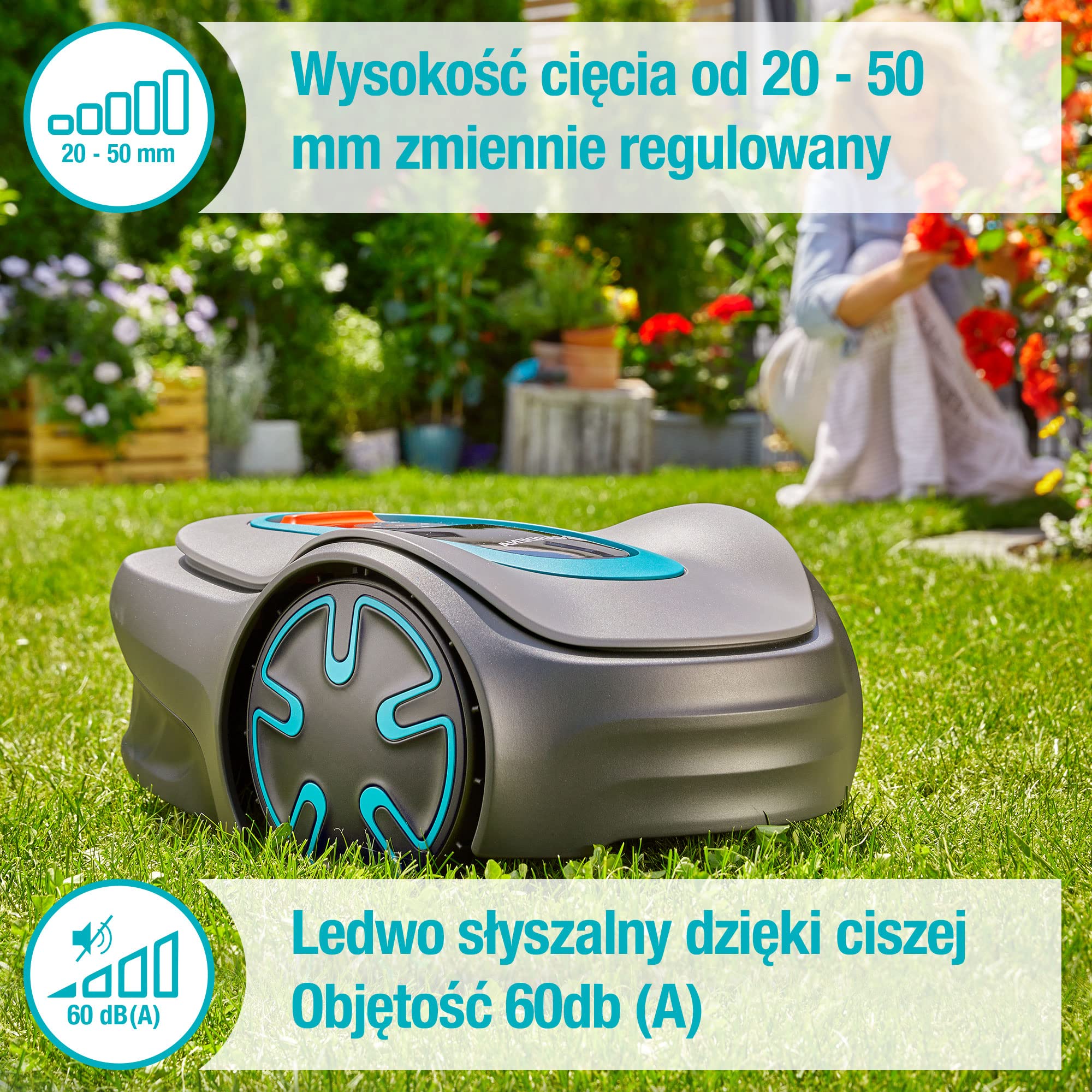 Gardena Sileno minimo 500 15202-32 Robot Tondeuse — vue 3