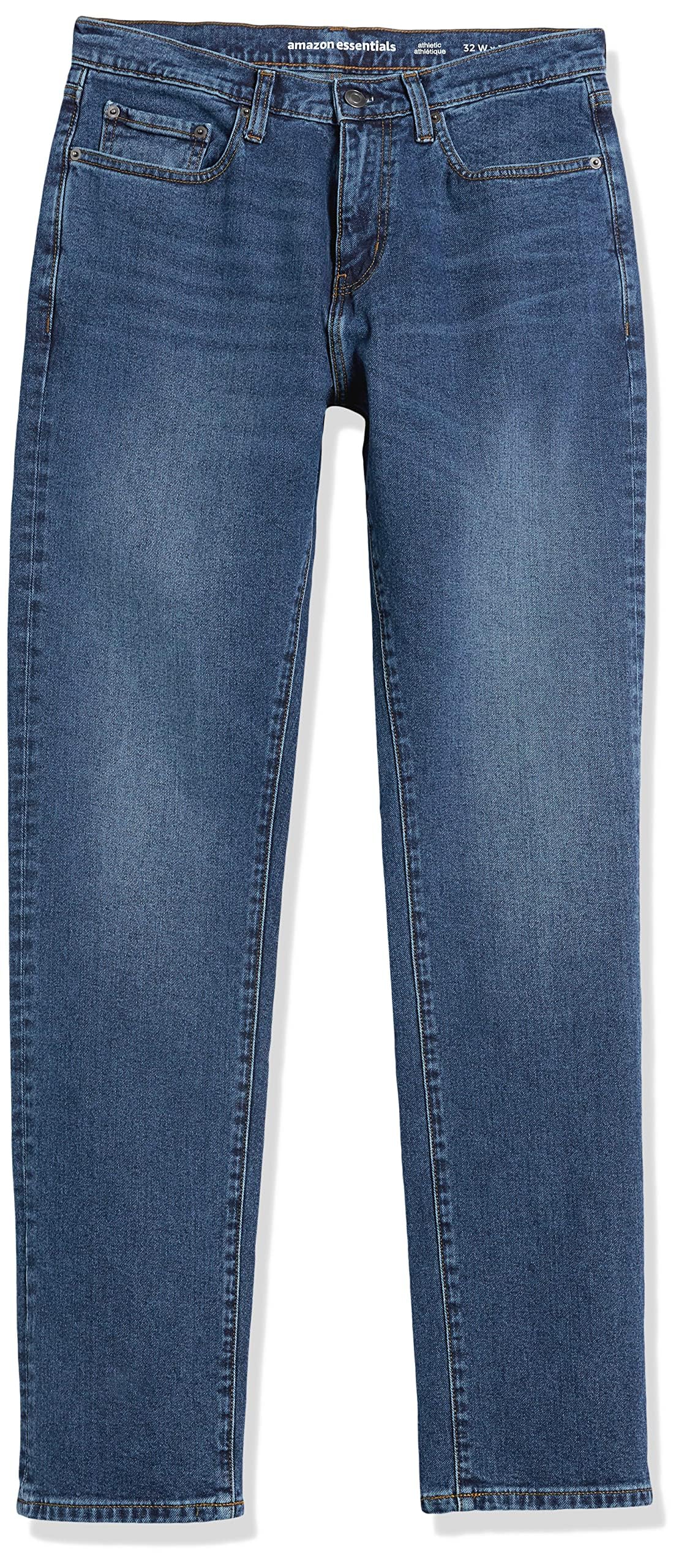 Amazon Essentials Homme Jean Extensible à Coupe Athlétique - Couleurs abandonnées
