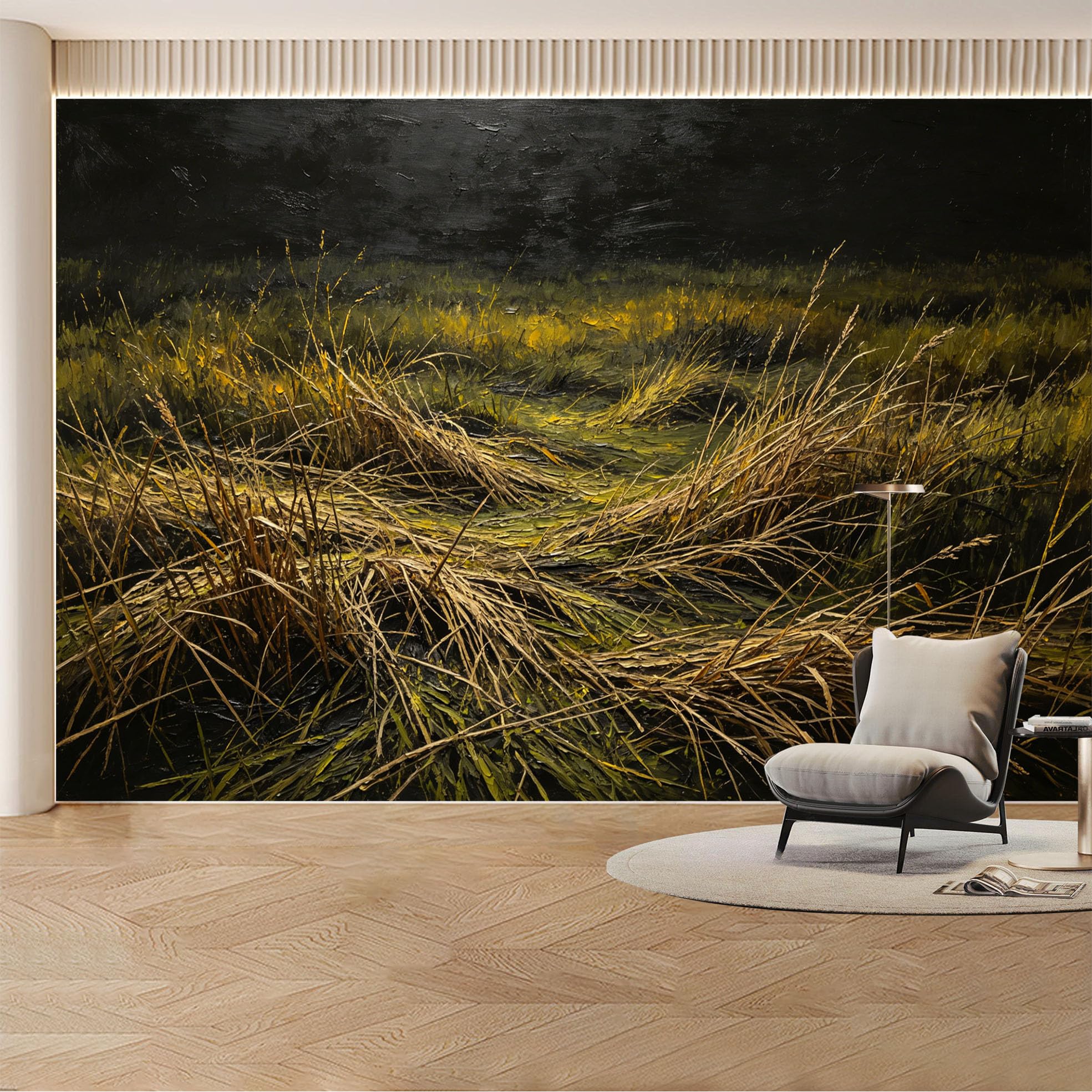 Custom Wall Mural Wallpaper Green Leaves Vines Nature 3D Effect Wall Decor Large Wall Art Tropical Minimalist Removable SelfAdhesive Large Photo for Living Room， Bedroom， Office